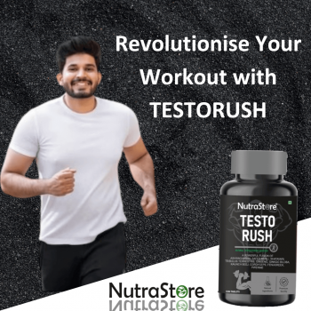 Testo Rush 60 Tablets (Free pack of Multivitamin Multimineral 30 tablets)